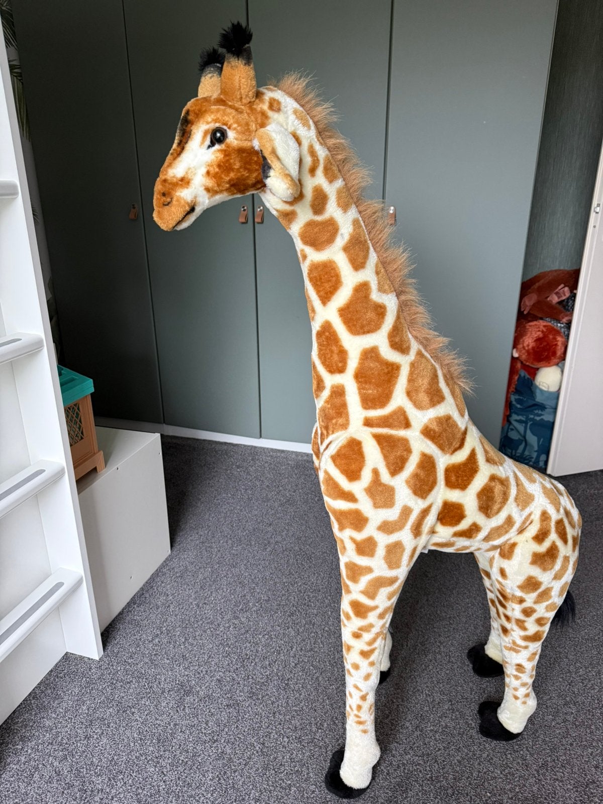 Grote CHILDHOME giraffe knuffel 135 cm – staand, Overige merken, Overige typen, Zo goed als nieuw, .