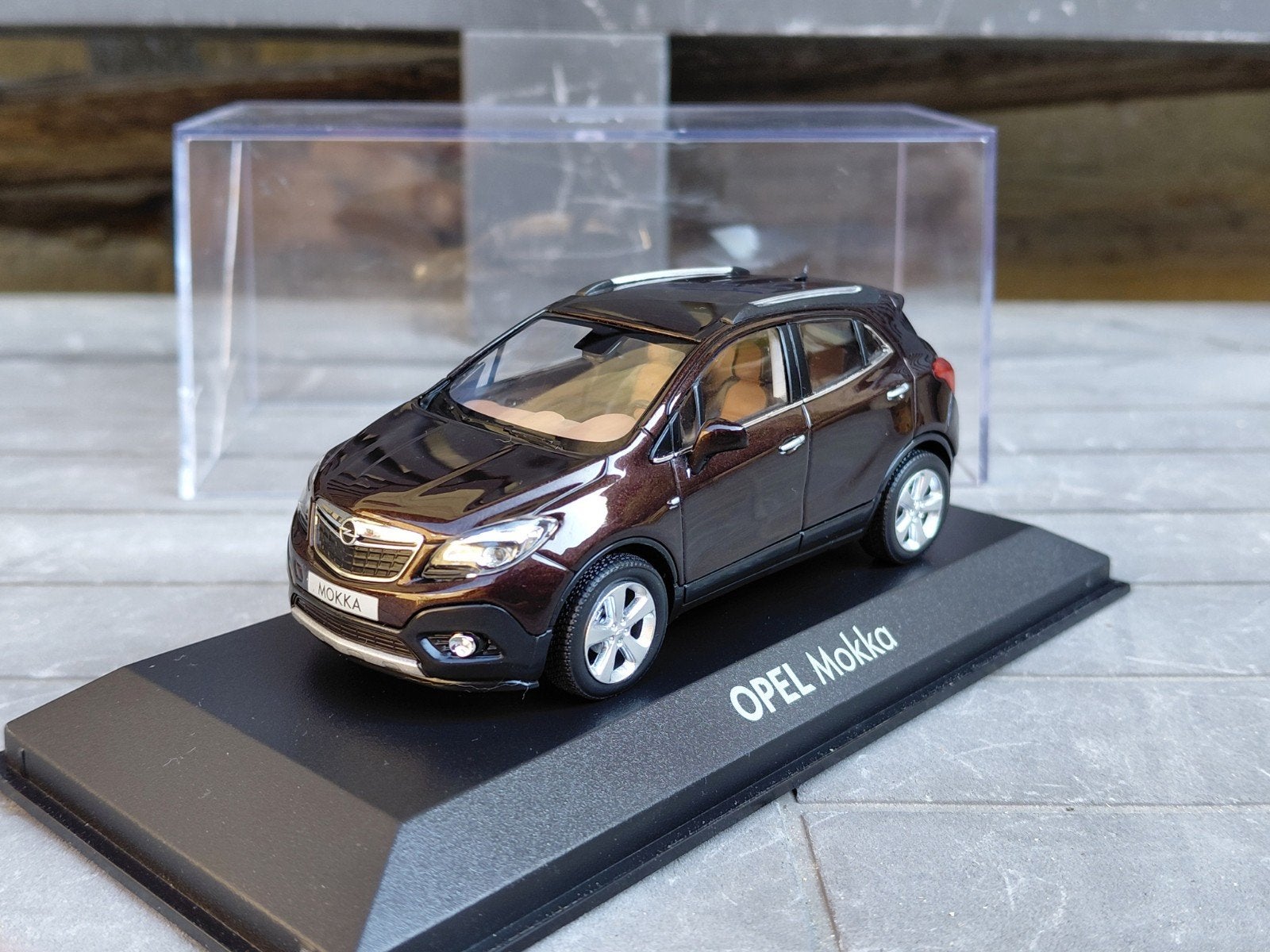 Opel Mokka A 2012-2016 Espressobraun 1/43 Minichamps, Ophalen of Verzenden, Zo goed als nieuw, Auto, MiniChamps