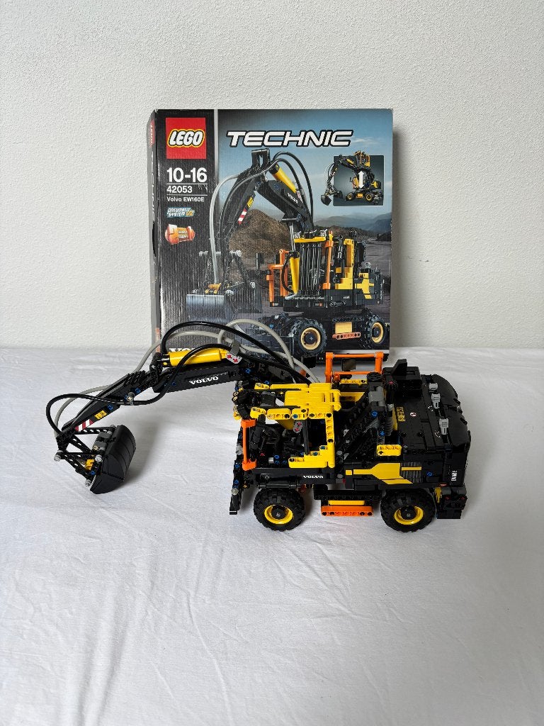 Lego Technic Volvo EW160E Graafmachine (42053), Inclusief instructies, Gebruikt, Lego, Ophalen of Verzenden