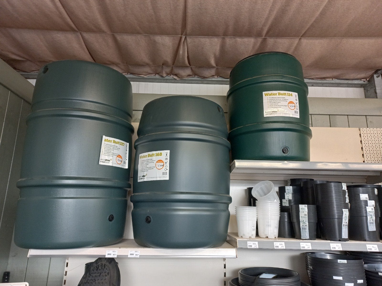 regentonnen water butt 114 tot 227 liter, Tuin en Terras, Regentonnen, 150 liter of meer, Ophalen, Nieuw, Kunststof