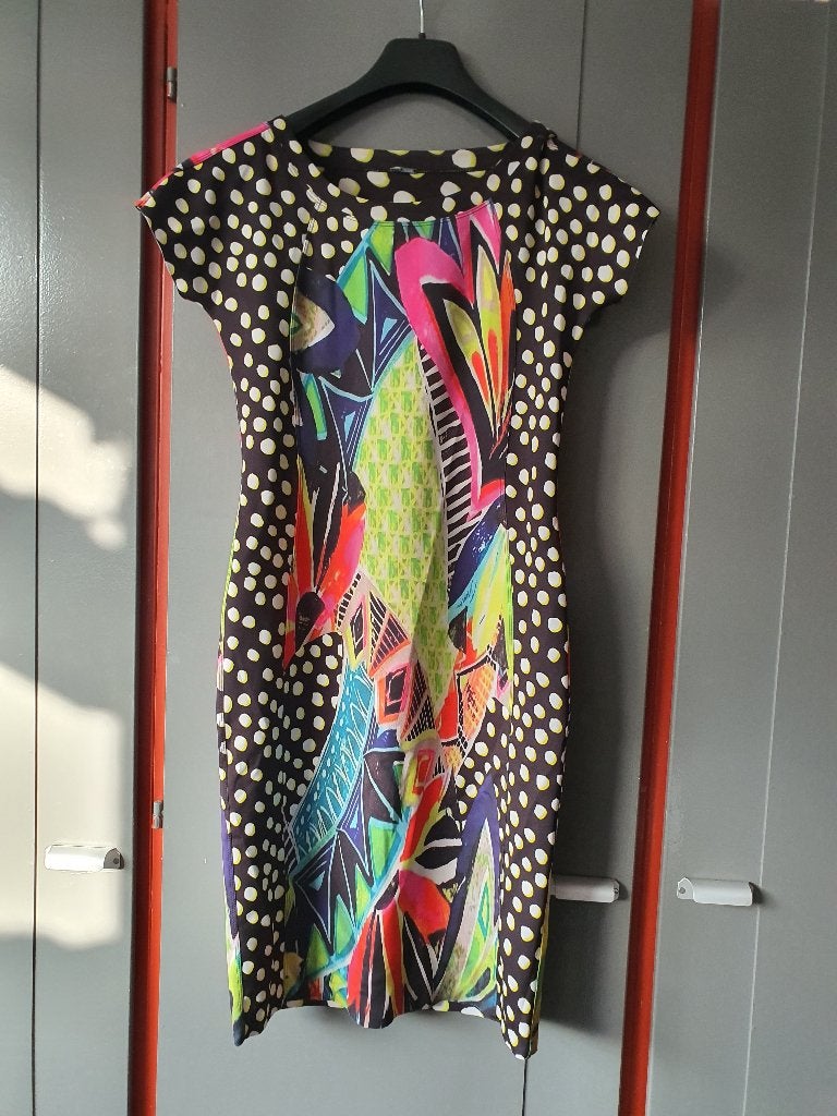 Lizzy & Coco Cilia reversible jurk maat S, Ophalen of Verzenden, Zo goed als nieuw, Maat 38/40 (M), Knielengte