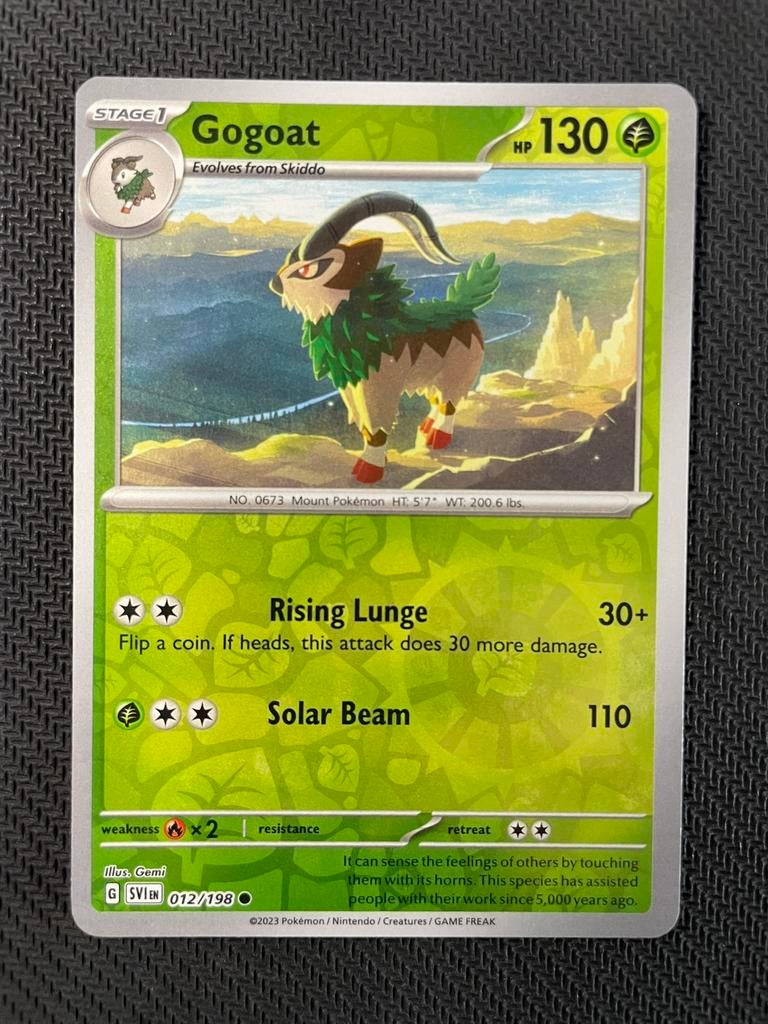 Gogoat 012/198 Reverse Holo Scarlet & Violet Packfresh, Verzenden, Zo goed als nieuw