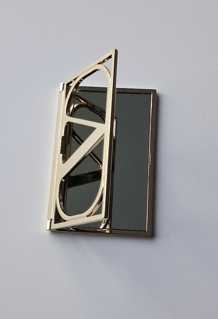 Nieuw Valentino make-up spiegel, Ophalen of Verzenden, Nieuw, Goud, Gehele gezicht