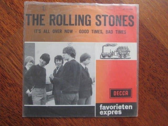 The Rolling Stones - It's all over now / Favorieten expres, Gebruikt, 7 inch, Ophalen of Verzenden, Pop
