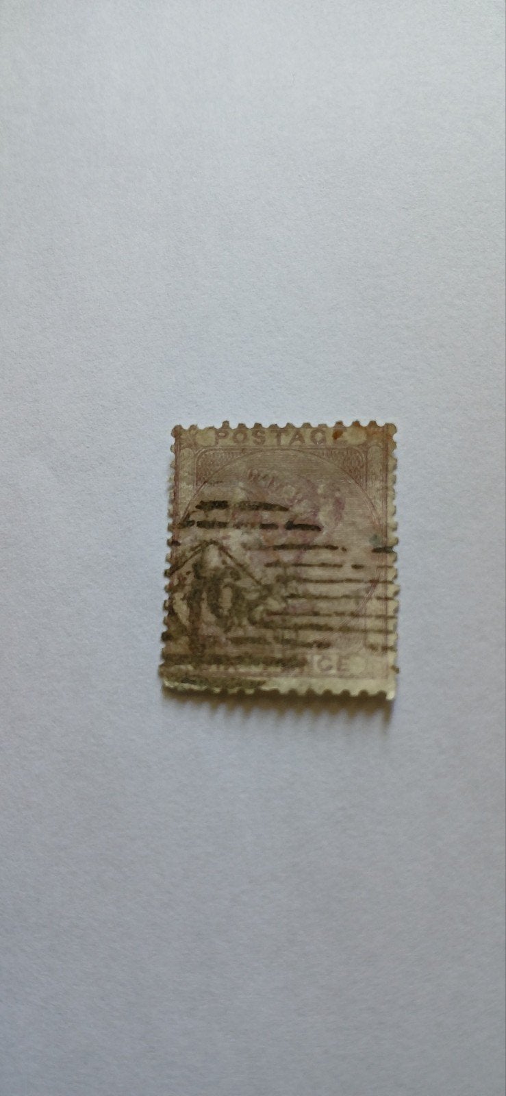 Stamp Great Britan 1856 six pence Scott, Verzenden