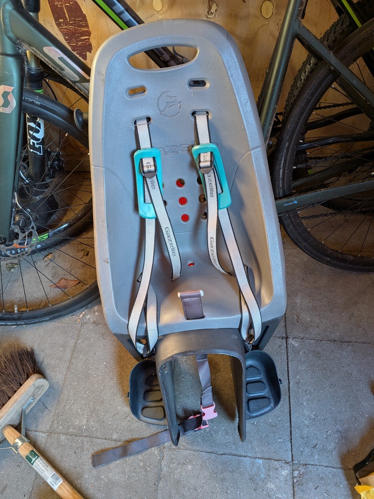 Gebruikt gazelle Achterzitje met Voetsteuntjes, Ophalen, Gebruikt, Voetsteuntjes