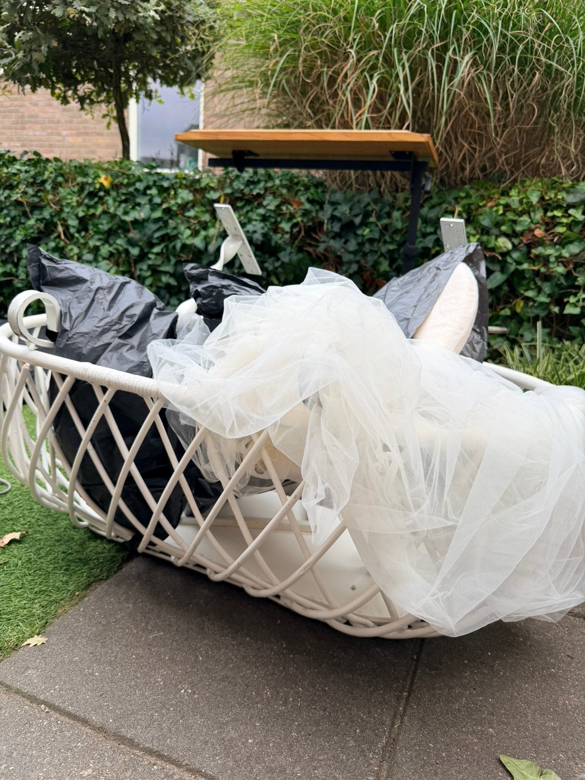 Vintage Wieg met Matras - Zo goed als nieuw, Ophalen, Zo goed als nieuw, Wieg