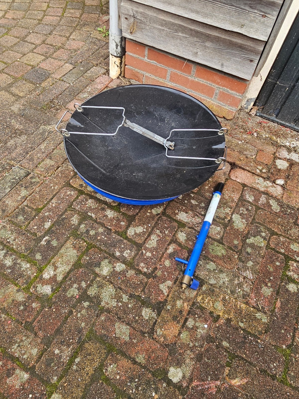 2x Skottelbraai voor op gasfles - Ideaal voor camping, Ophalen of Verzenden, Gebruikt, Cadac