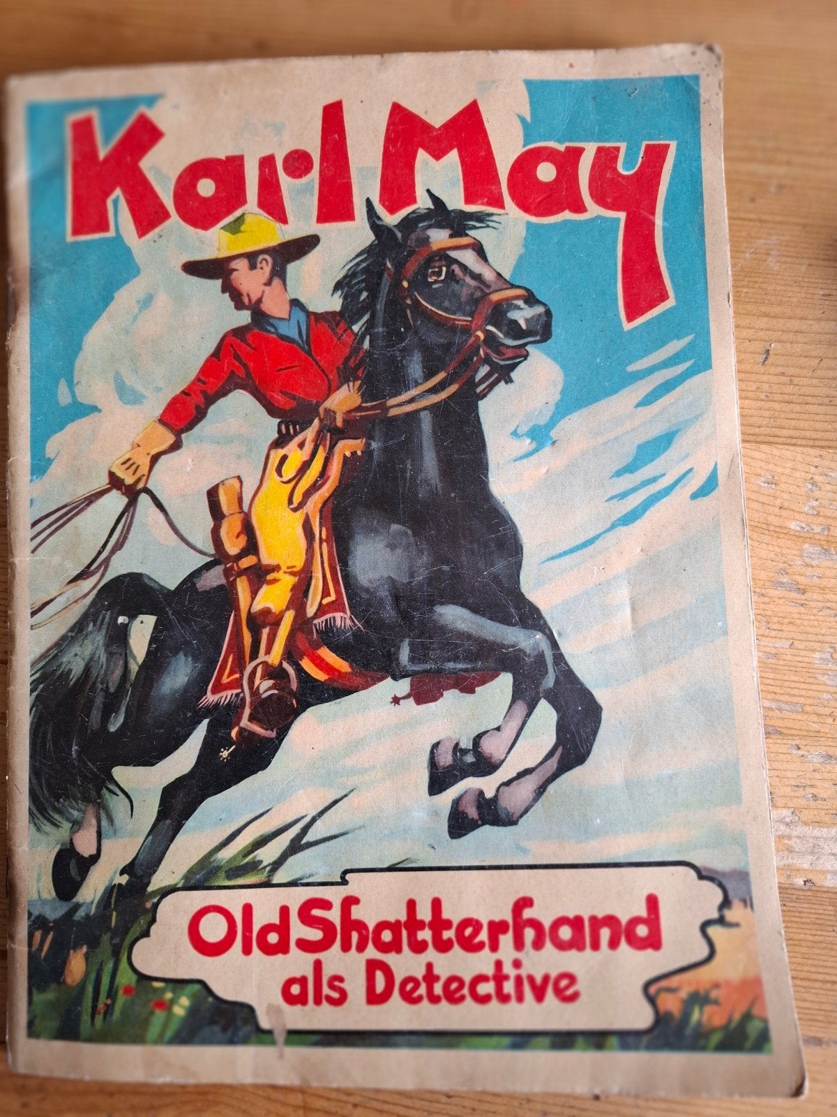 Karl May - Old Shatterhand als Detective (Gelezen), Boeken, Eén stripboek, Ophalen of Verzenden, Gelezen, Karl May