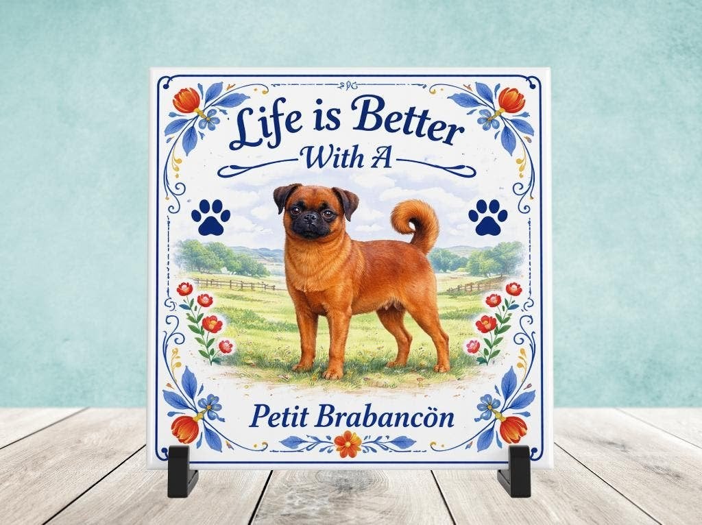 Life is Better with a Petit Brabancon - Tegel, Verzenden, Nieuw
