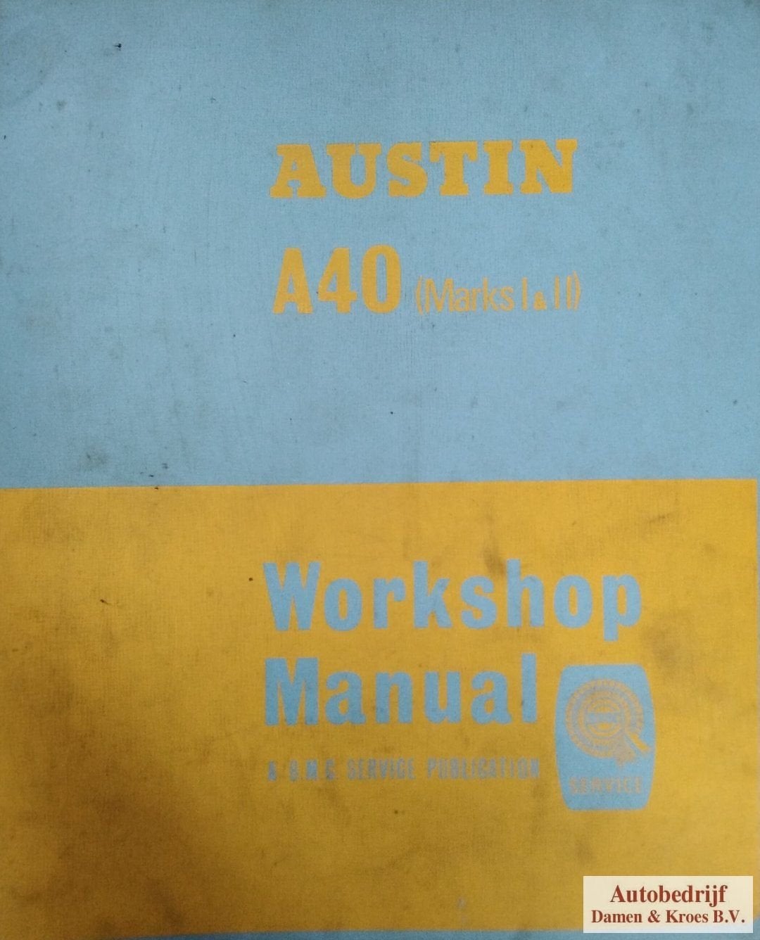 Handboek Austin A40, Ophalen of Verzenden