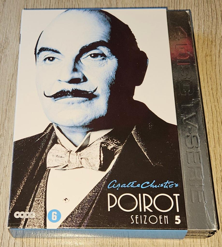 Agatha Christie's Poirot - Seizoen 5 (4DVD Boxset), Cd's en Dvd's, Boxset, Ophalen of Verzenden, Zo goed als nieuw, Vanaf 6 jaar