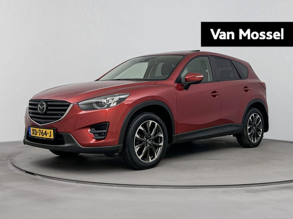 Mazda CX-5 2.5 SkyActiv-G GT-M 4WD 192PK | Automaat | Afneem, Auto's, Mazda, 1415 kg, SUV of Terreinwagen, 750 kg, Rood