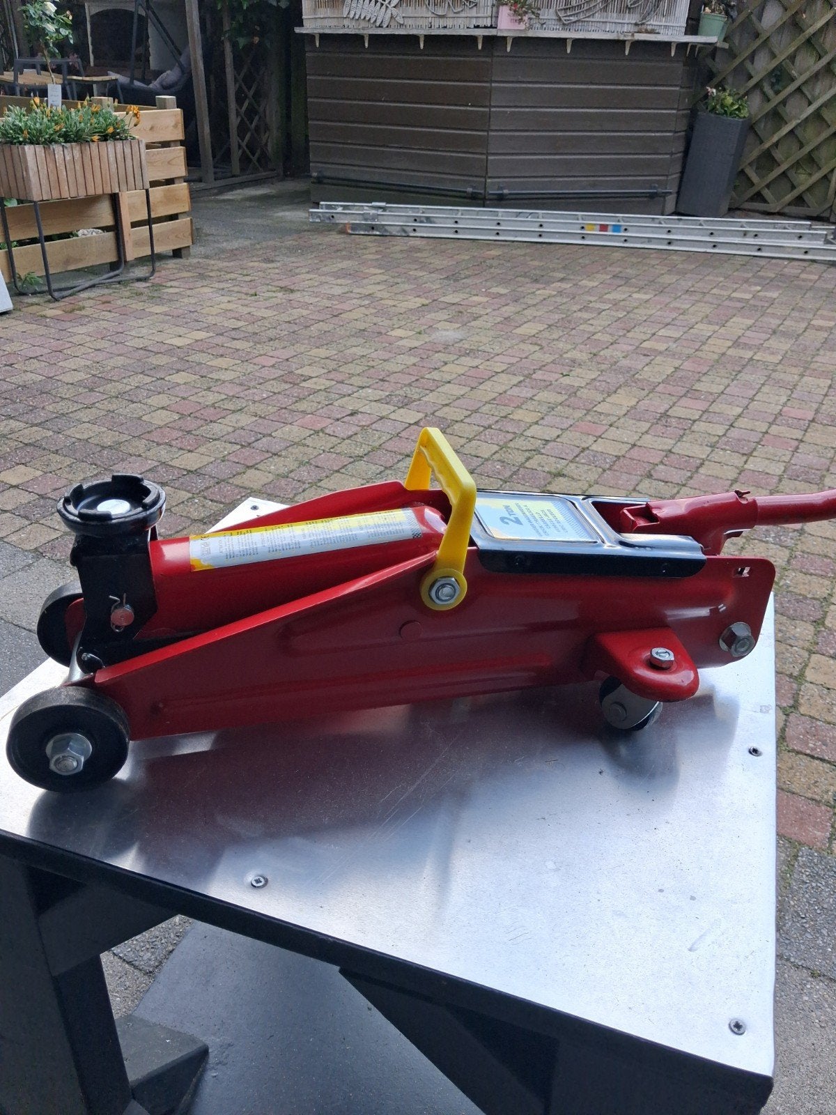 Garagekrik 2 ton - Hydraulisch, Auto diversen, Krikken, Gebruikt, Garagekrik, Hydraulisch, Ophalen