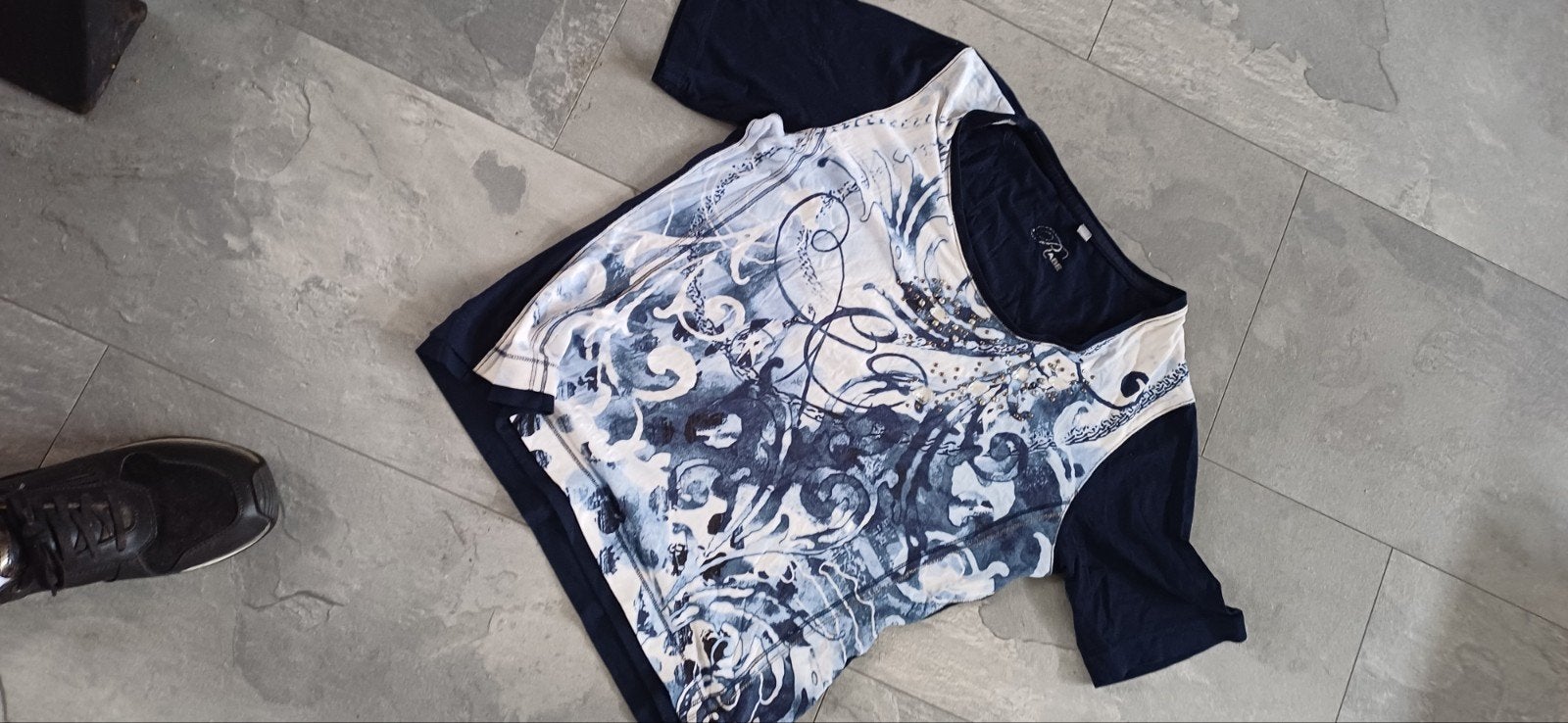 tka shirt van rabe maat m van oksel naar 48 cm, Maat 38/40 (M), Zwart, Ophalen of Verzenden, Zo goed als nieuw