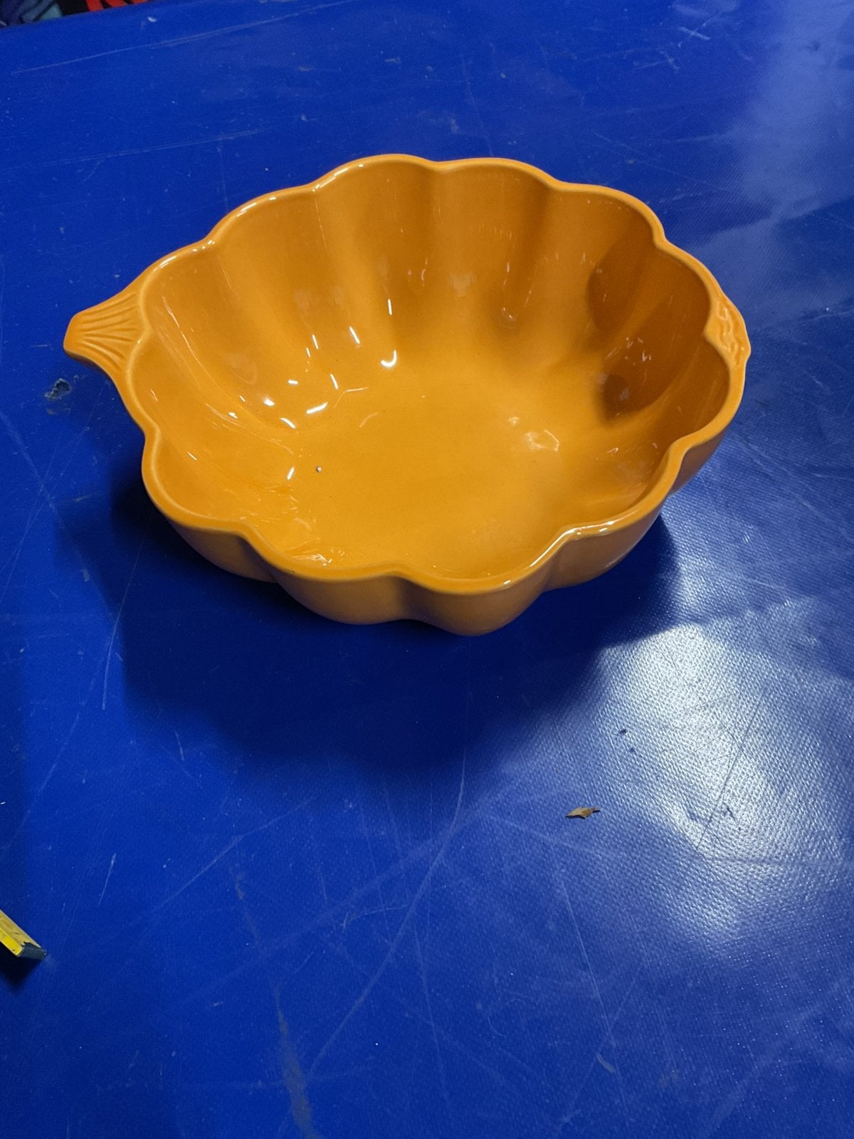 Pompoen schaal in nieuwstaat, Ophalen, Nieuw, Rond, Glas