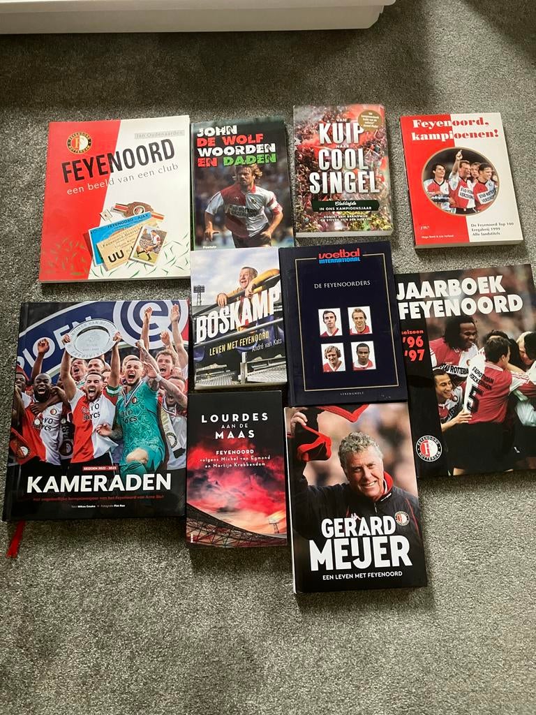 Feyenoord Boeken Collectie - Diverse Titels, Ophalen, Gelezen, Balsport