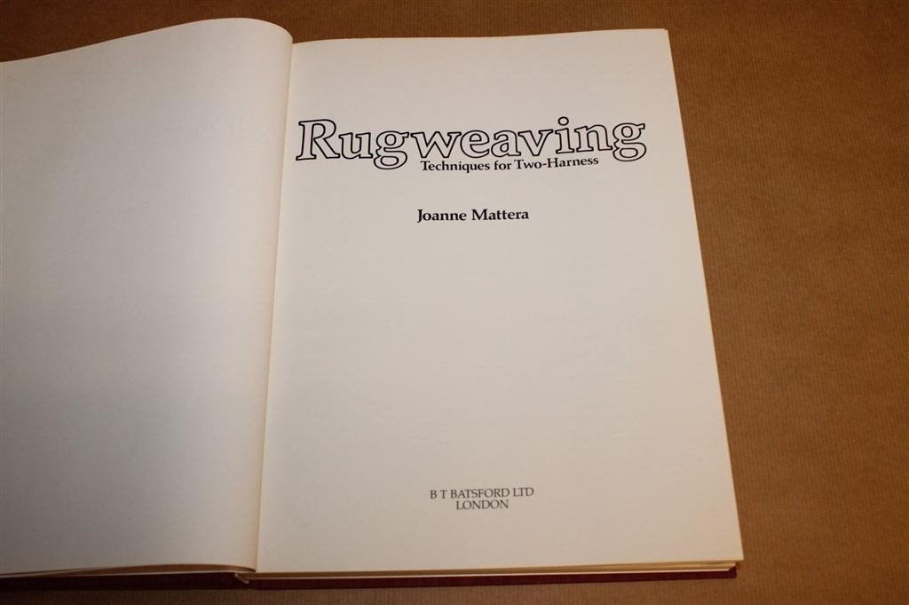 Rugweaving — Tapijten Weven op Weefgetouw, Ophalen of Verzenden, Gelezen, Overige onderwerpen