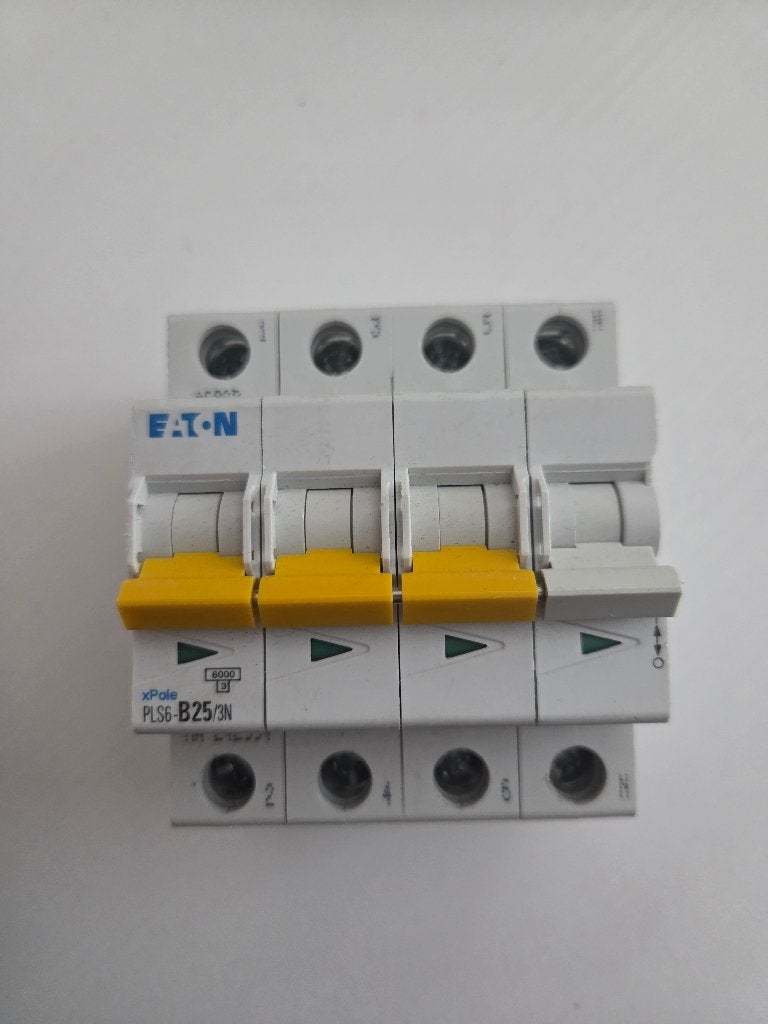 Eaton installatieautomaat B25 3-fase (3P+N) 6kA, Ophalen of Verzenden