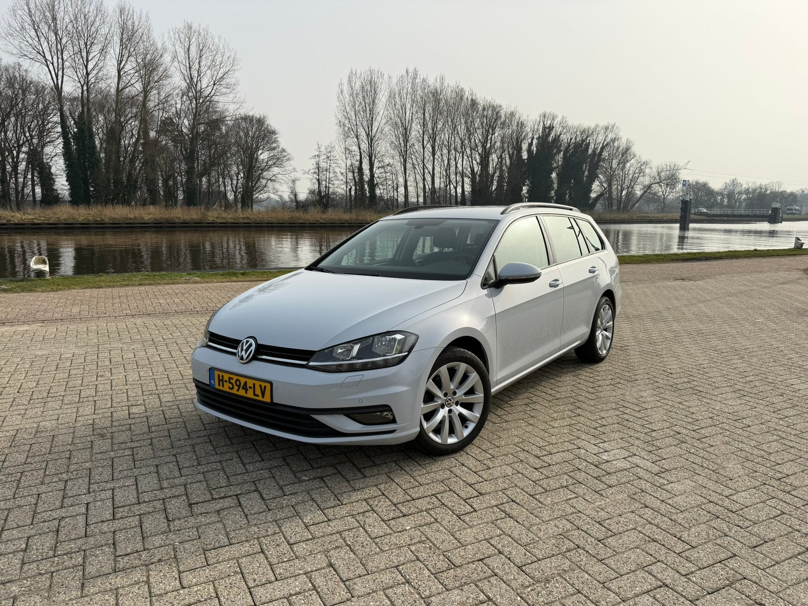 Volkswagen Golf 7 Variant 1.0 TSI | DSG | Trekhaak, Stof, Wit, Navigatiesysteem, Stationwagon