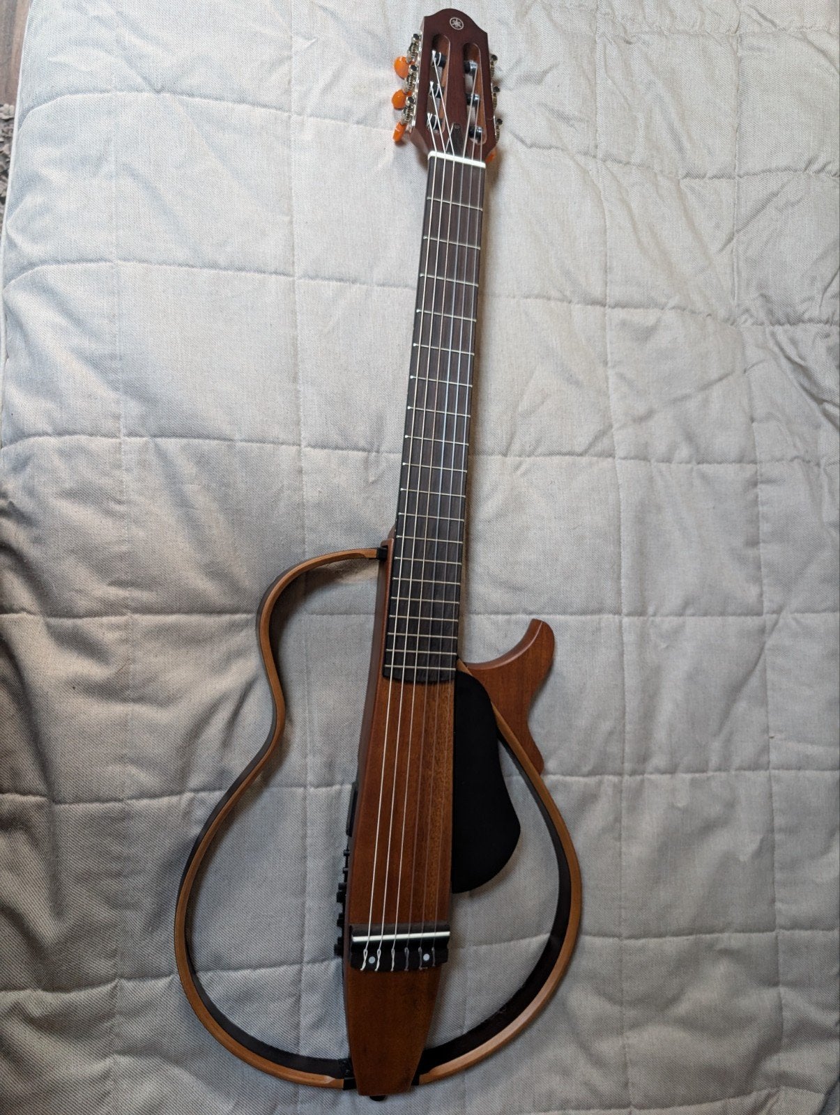 Yamaha SLG200N NT/02 Silent Gitaar met tas, Ophalen of Verzenden, Zo goed als nieuw, Klassieke of Spaanse gitaar, Met (piezo-)element