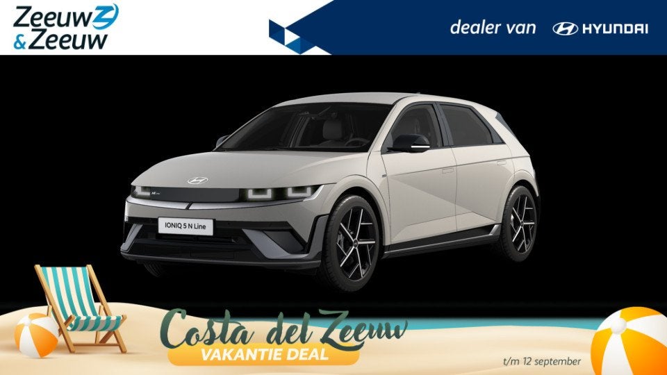 Hyundai IONIQ 5 N Line Business 84 kWh | VERSCHILLENDE KLEUR, Auto's, Hyundai, Automaat, Achterwielaandrijving, IONIQ 5, Leder en Stof