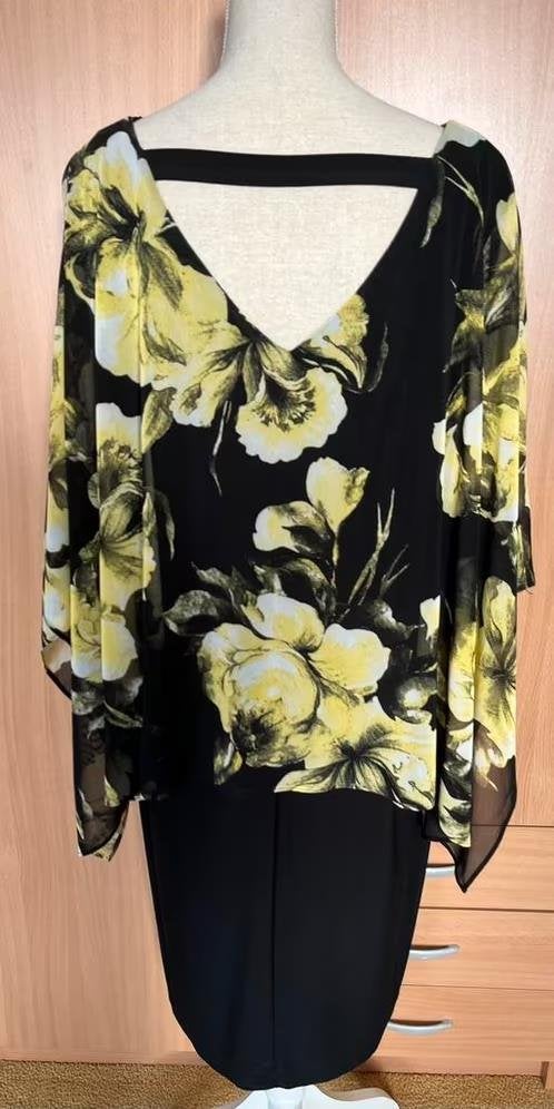 Frank Lyman jurk maat 50[dmv], Kleding | Dames, Grote Maten, Ophalen of Verzenden, Zo goed als nieuw, Zwart, Jurk