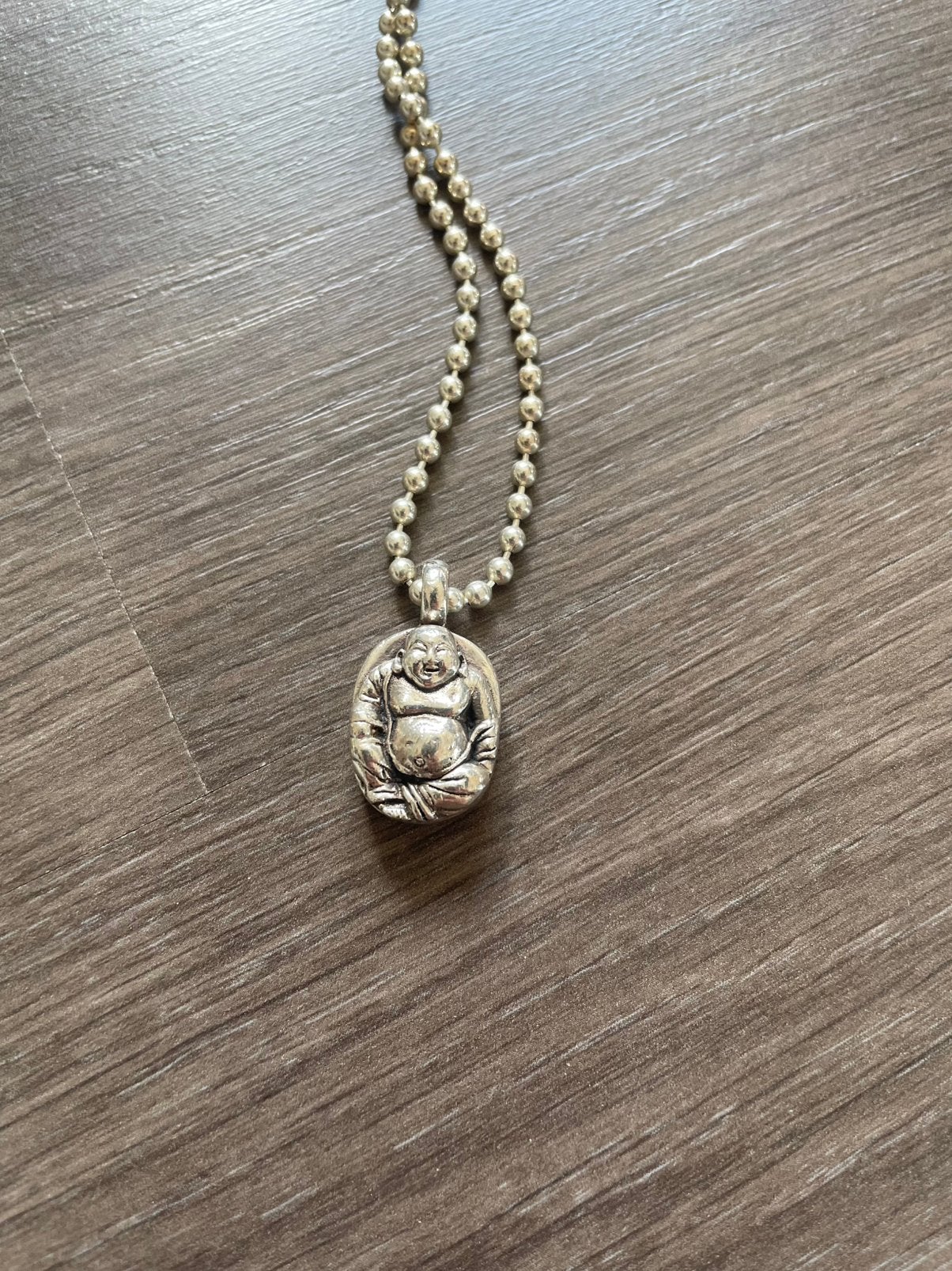 Buddha to Buddha Ketting, Ophalen of Verzenden, Zo goed als nieuw, Zilver