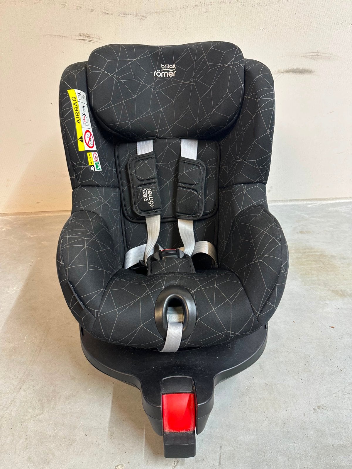 Britax Römer autostoel - Zwart met patroon, Kinderen en Baby's, Autostoeltjes, Ophalen, Romer, Gebruikt, 0 t/m 18 kg