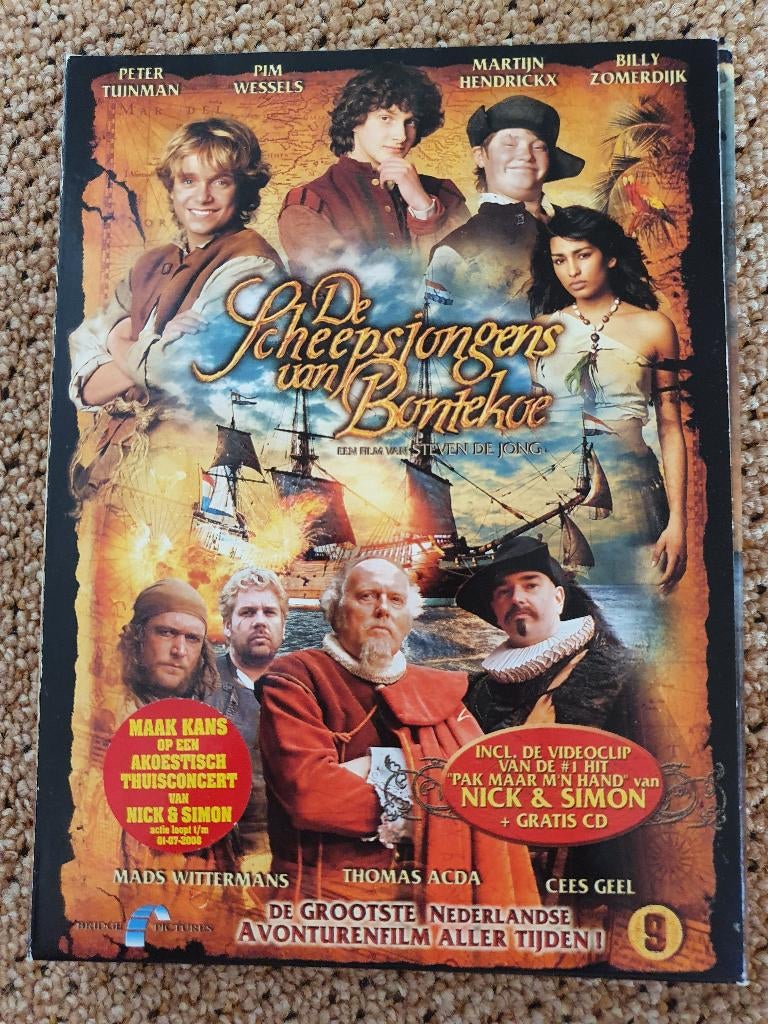 Dvd scheepsjongens van de bontekoe, Cd's en Dvd's, Alle leeftijden, Ophalen of Verzenden, Gebruikt