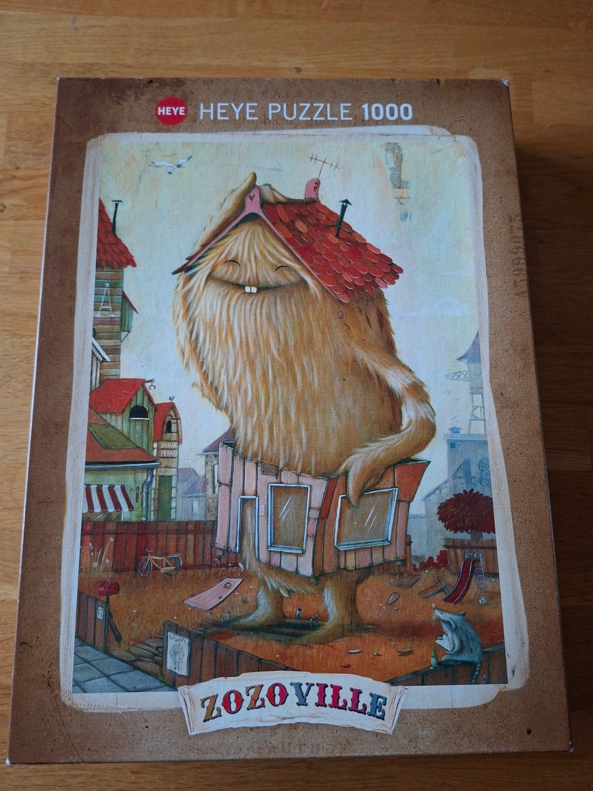 Heye ZozoVille Neighbourhood Legpuzzel 1000 stukjes, Ophalen of Verzenden, 500 t/m 1500 stukjes, Gebruikt, Legpuzzel