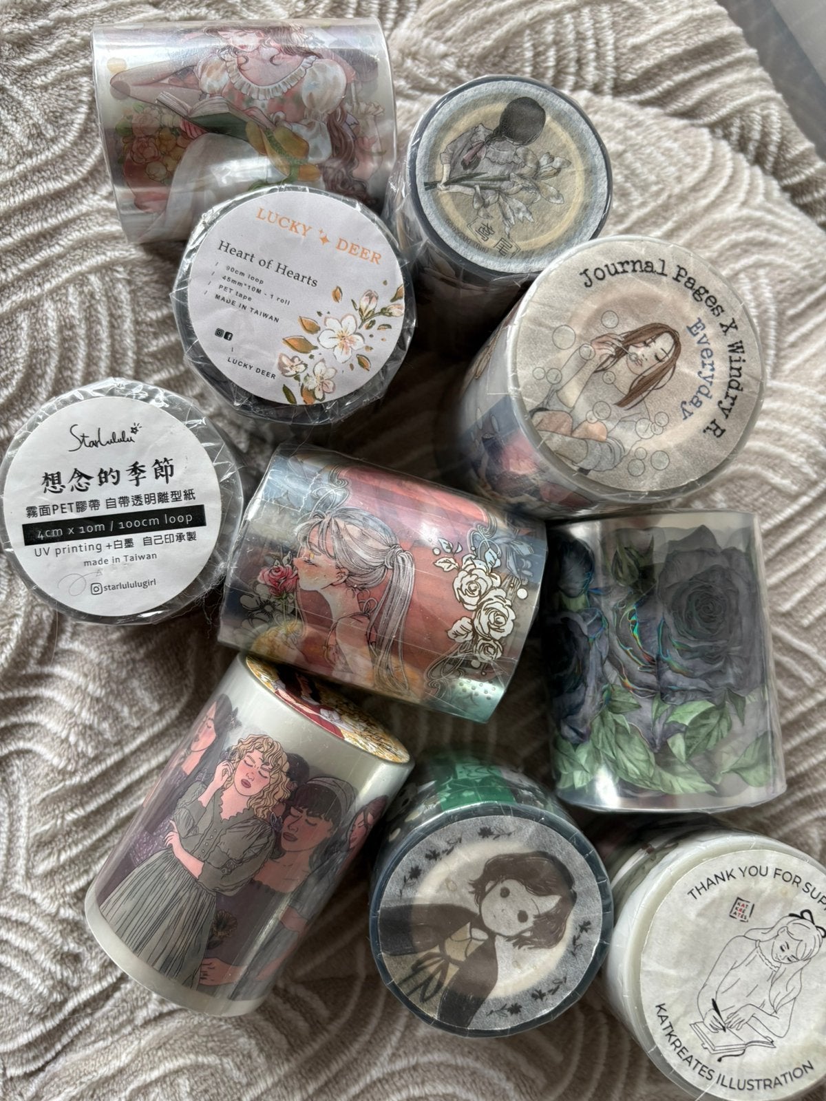 10 stuks FULL rol journalling tapes, Verzenden, Nieuw, Papier of Karton