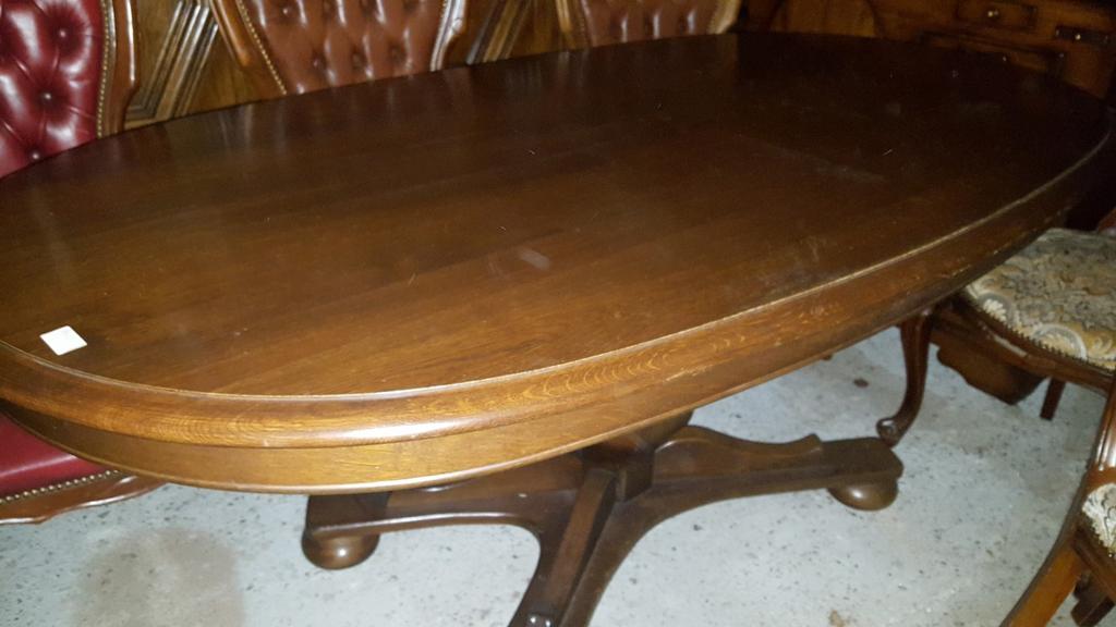Klassiek eiken tafel, Ophalen