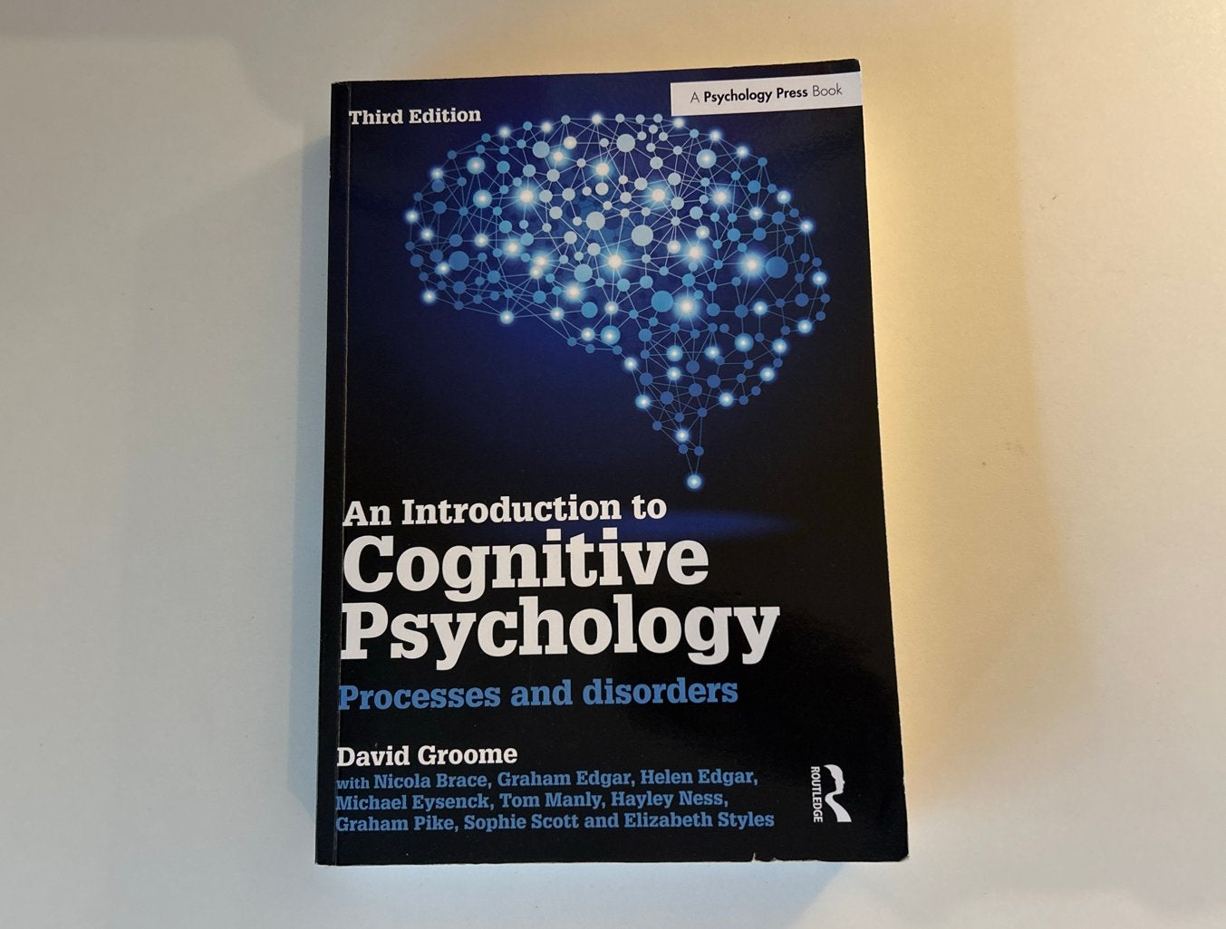 An Introduction to Cognitive Psychology - David Groome, Ophalen of Verzenden, Zo goed als nieuw, Cognitieve psychologie