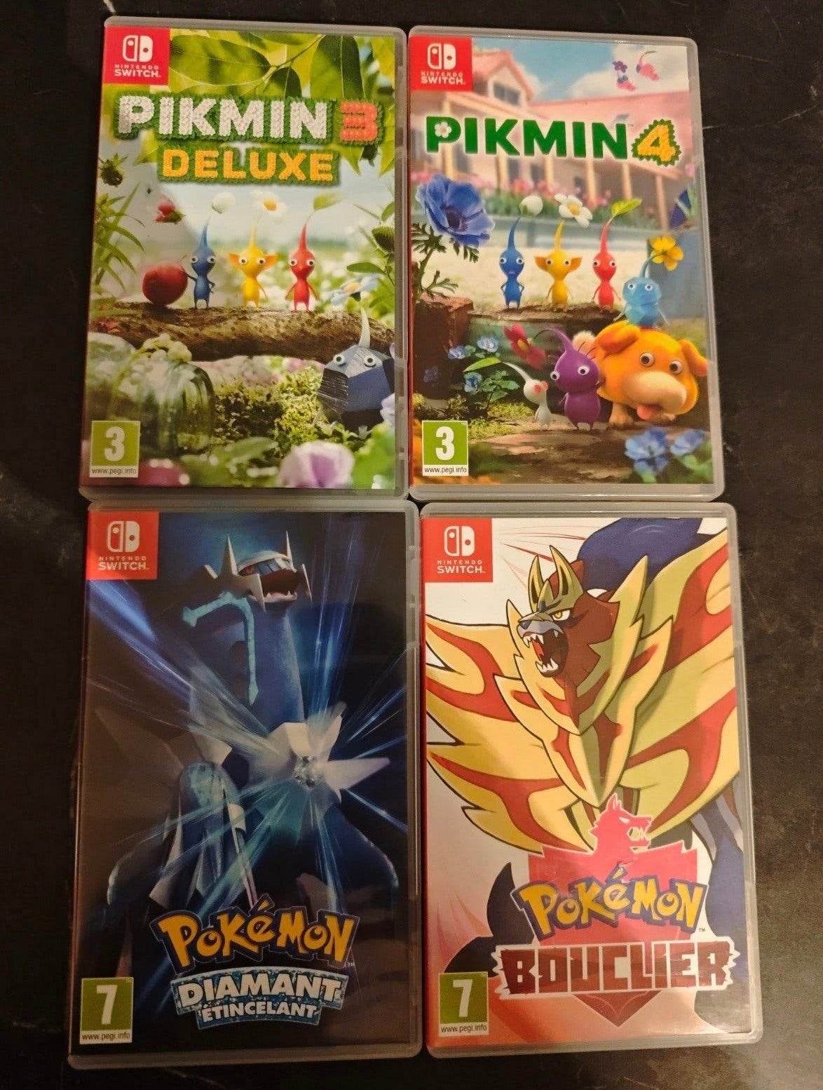 Nintendo Switch games pokemon shield, pikmin 4, brilliant, Spelcomputers en Games, Avontuur en Actie, 1 speler, Ophalen of Verzenden