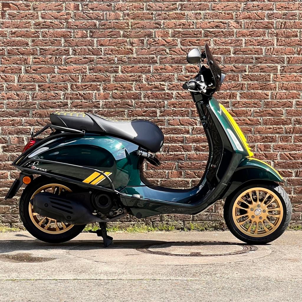 Vespa Sprint 50cc Racing Sixties 45 km/h with EXTRAS, Gebruikt, Maximaal 45 km/u, Ophalen of Verzenden, Benzine
