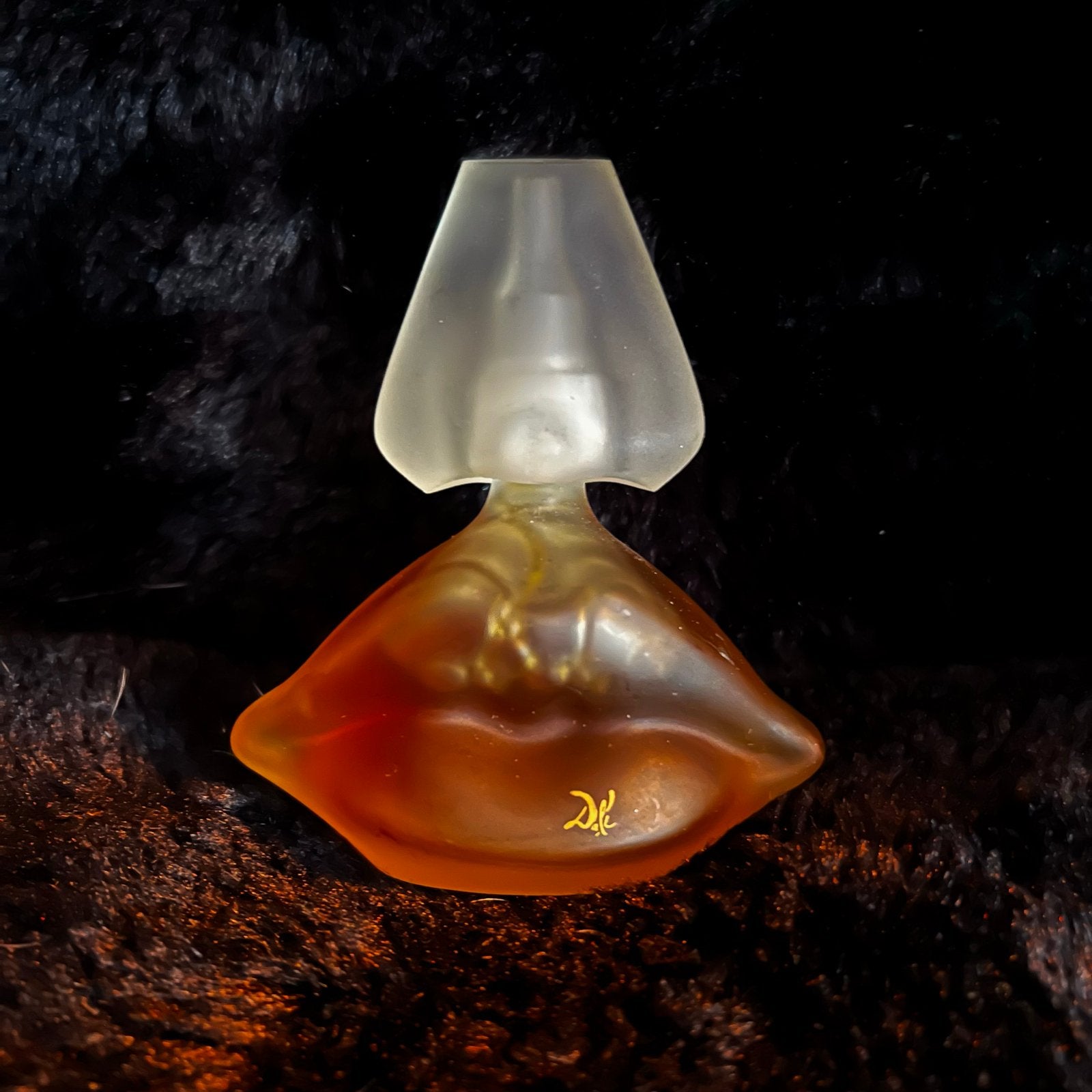 Vintage Salvador Dalí Parfumflesje - Mondvorm, Ophalen of Verzenden, Gebruikt