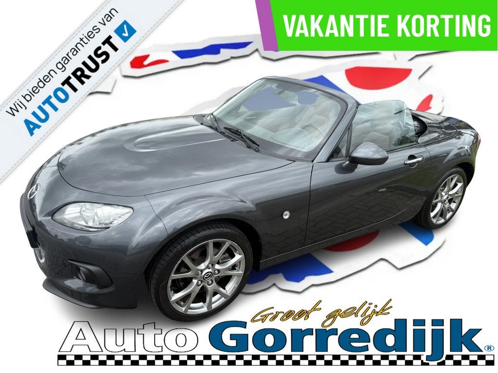 Mazda MX-5 1.8 Hanabi Hardtop limited edition, climate contr, Keurmerk '100% Onderhouden', Euro 5, Achterwielaandrijving, Gebruikt