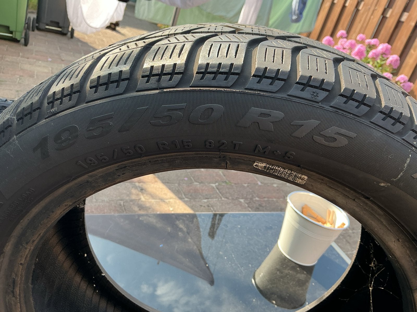 4 gebruikte winterbanden voor Ford Fiesta, Ophalen