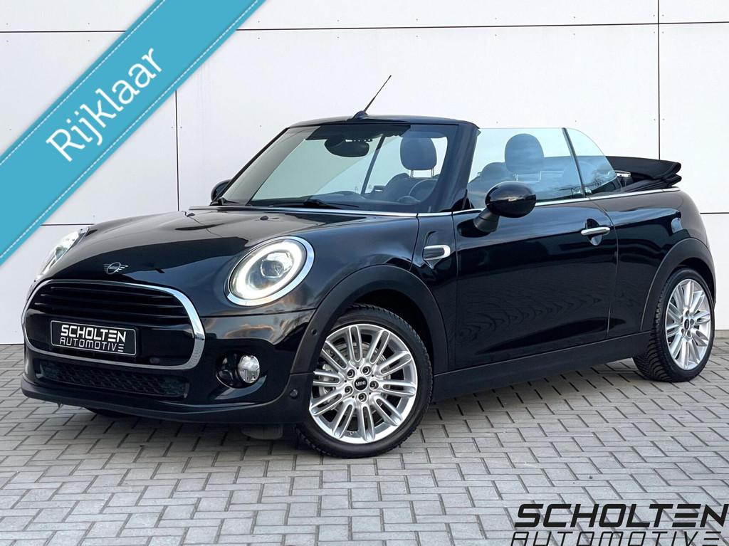Mini Cabrio 1.5 Cooper Chili Leder Carplay LED Facelift Navi, Auto's, Mini, Voorwielaandrijving, 136 pk, Gebruikt, Zwart