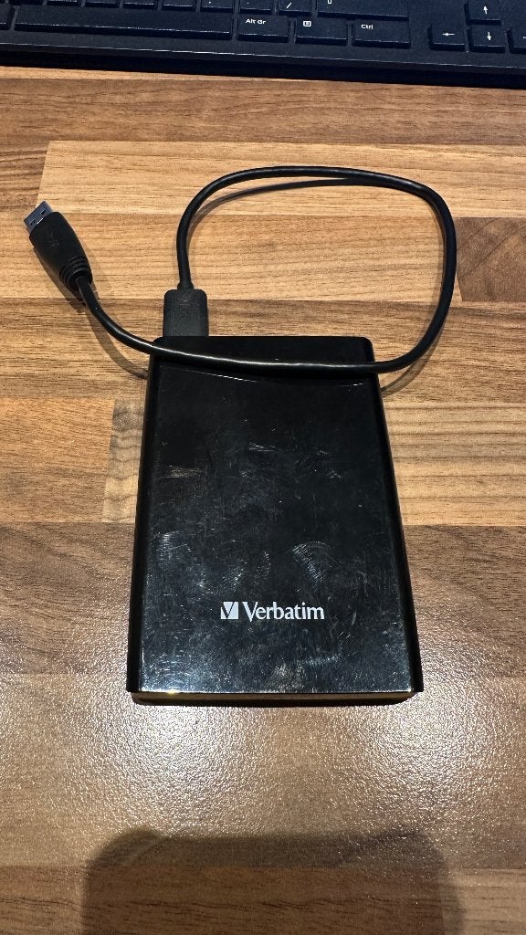 Verbatim 1TB Externe Harde Schijf USB 3.0, Computers en Software, Gebruikt, HDD, Ophalen of Verzenden, 1TB