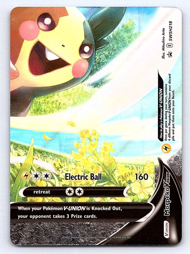 Morpeko V union COMPLEET swsh promo, Ophalen of Verzenden, Zo goed als nieuw, Meerdere kaarten, Foil