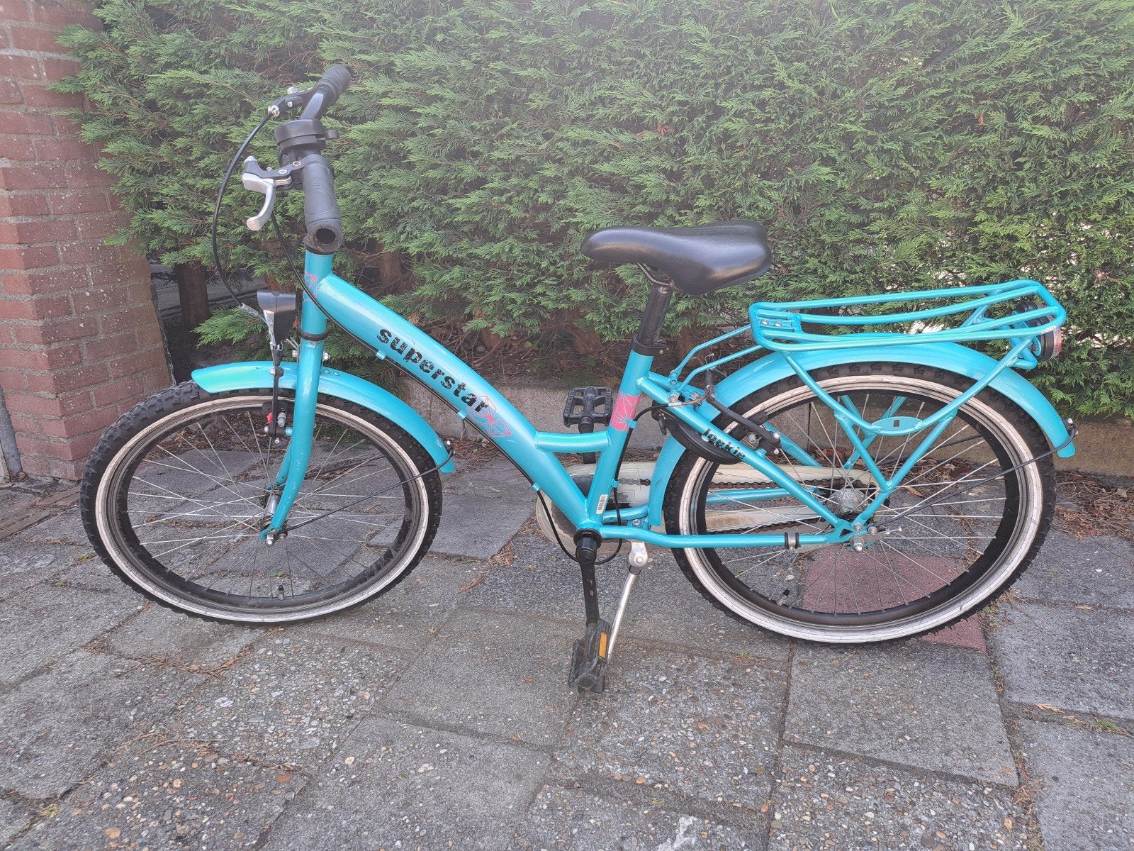 22 inch Kinderfiets, merk Loekie Superstar, Ophalen, 20 inch of meer, Gebruikt, Velgrem