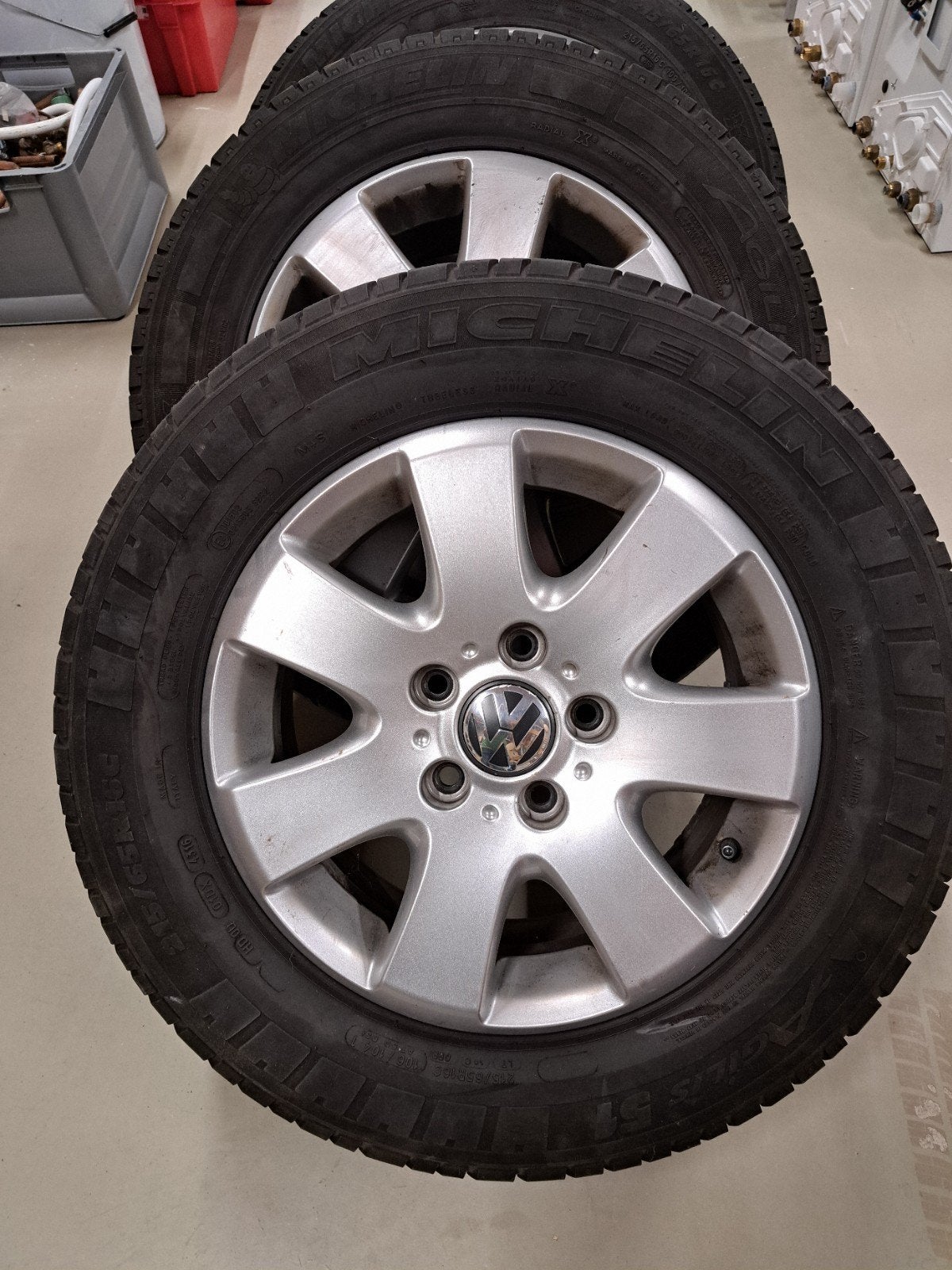 Aluminium velgen, VW transporter T5, Velg(en), Ophalen of Verzenden, Zomerbanden, Bestelwagen