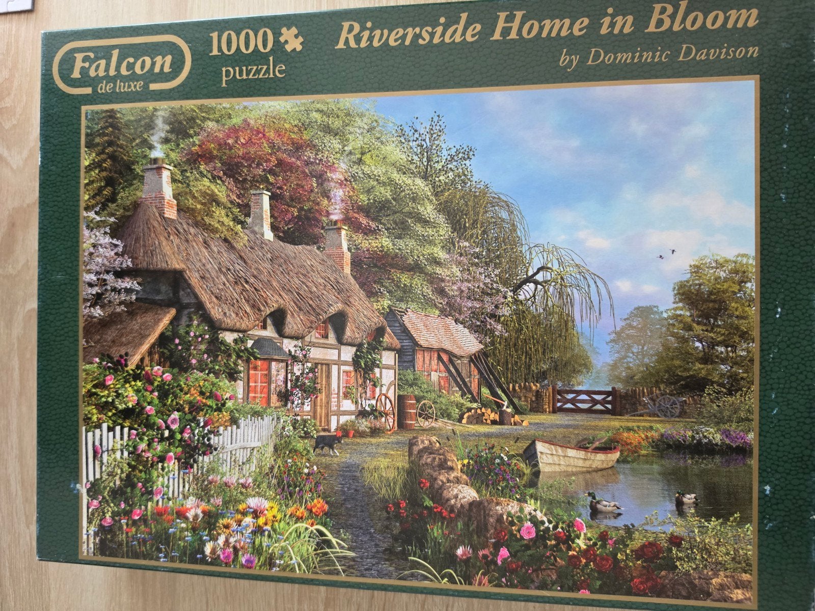 Falcon Riverside home in bloom 1000 st, Ophalen, 500 t/m 1500 stukjes, Zo goed als nieuw