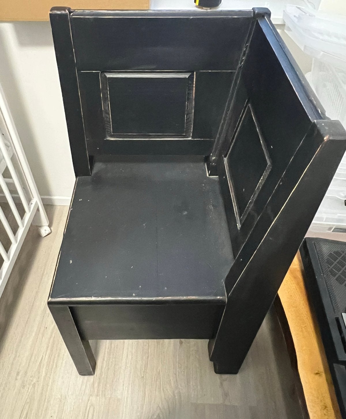 retro stoel/massief houten kinderstoel/ design stoel/kruk, Ophalen, Bruin, Zo goed als nieuw, Eén