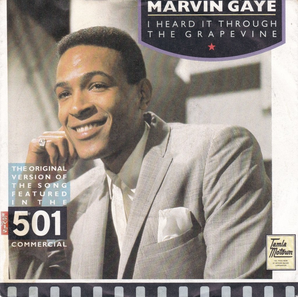 Marvin Gaye - I Heard It Through The Grapevine (7 inch), Beschermende buitenhoes, Gebruikt, 7 inch, Ophalen of Verzenden