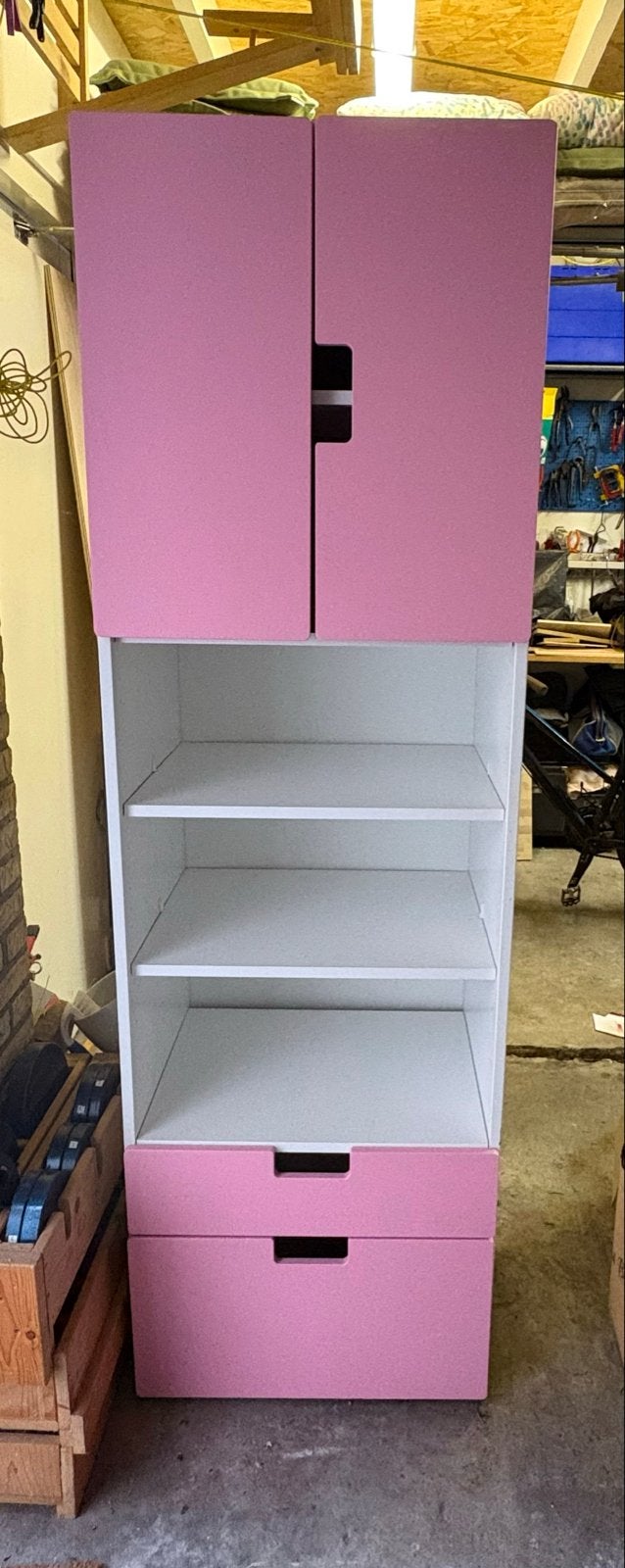 Ikea Småstad kast - 60(b)x192(h)x50(d), met deuren en lades, Ophalen, Gebruikt
