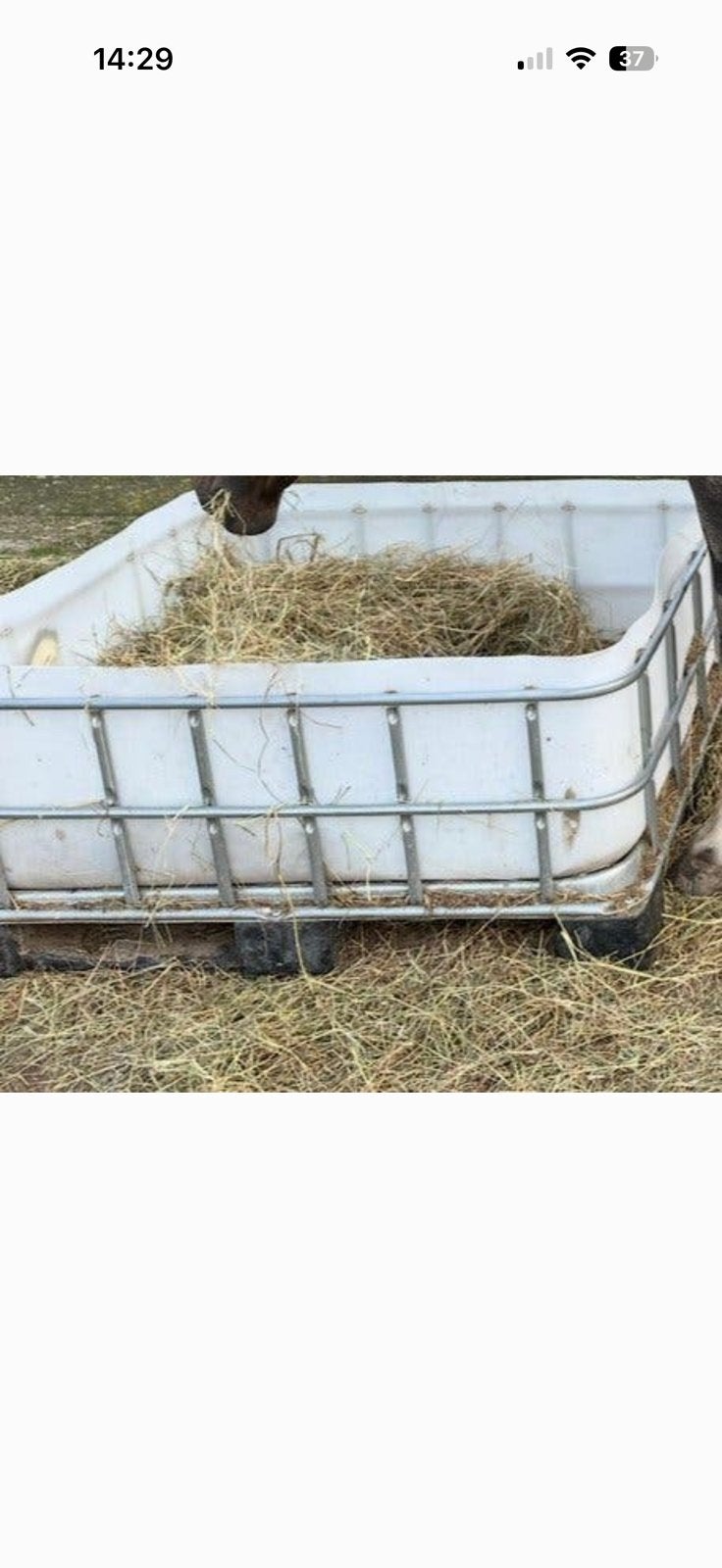 Hooibak / slowfeeder / paddock voerbak, Dieren en Toebehoren, Ophalen, Gebruikt