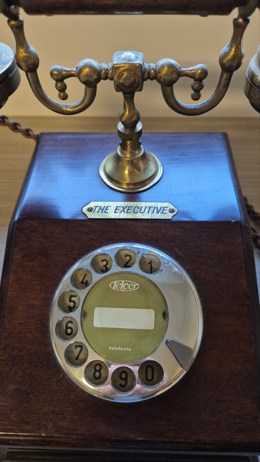 Antieke Telefoon 'The Executive' met Draaischijf, Antiek en Kunst, Ophalen of Verzenden